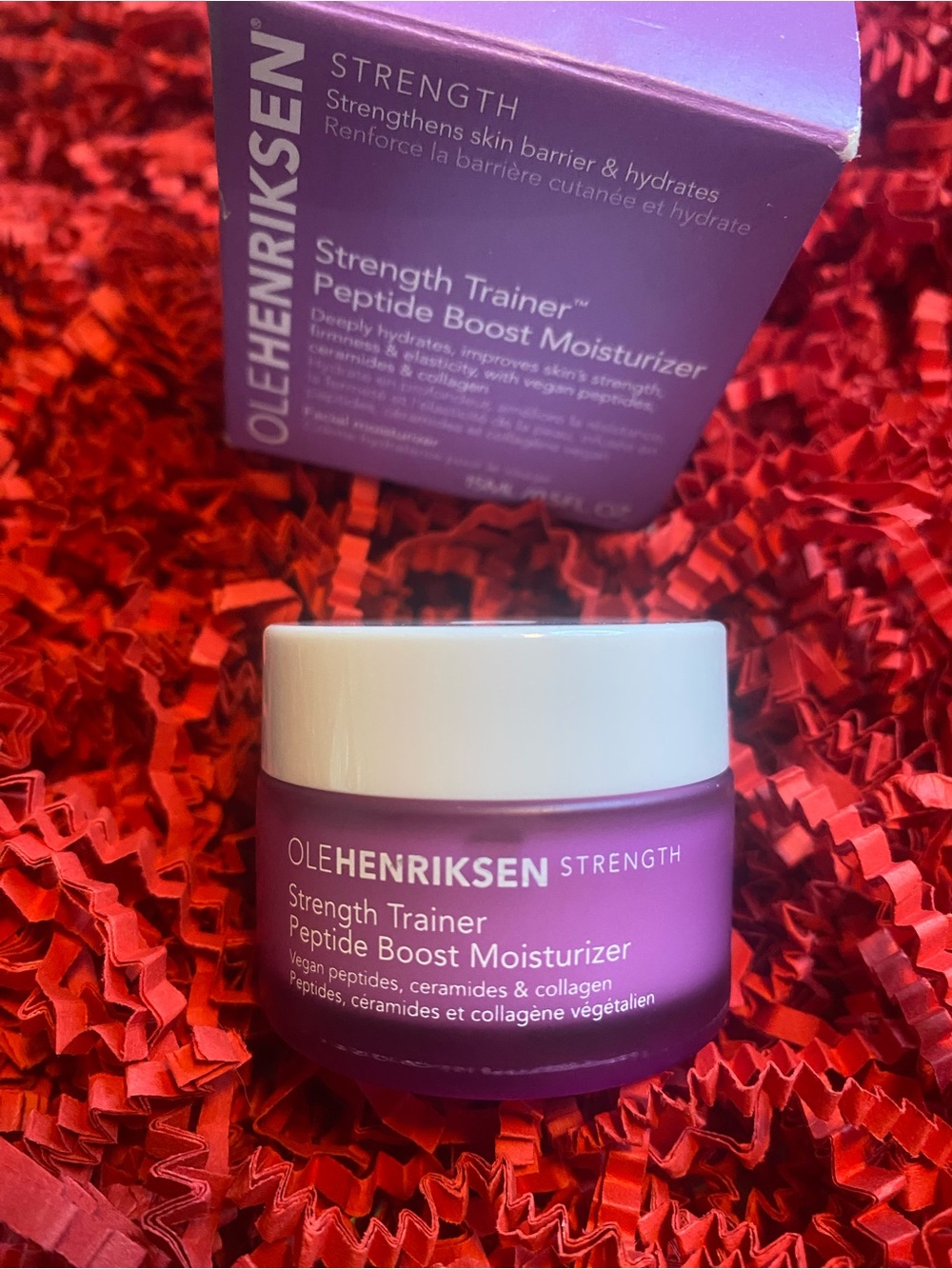 Ole Henriksen Purple Jar Strength Trainer Peptide Boost Moisturizer